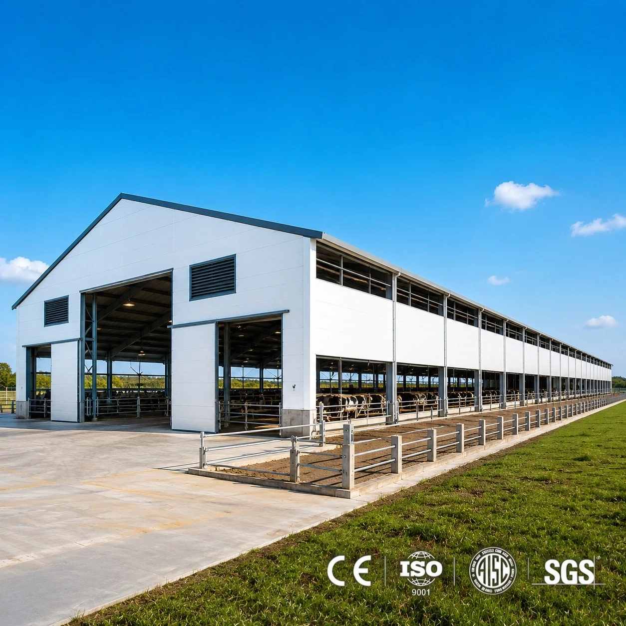 Covered Cattle Barns